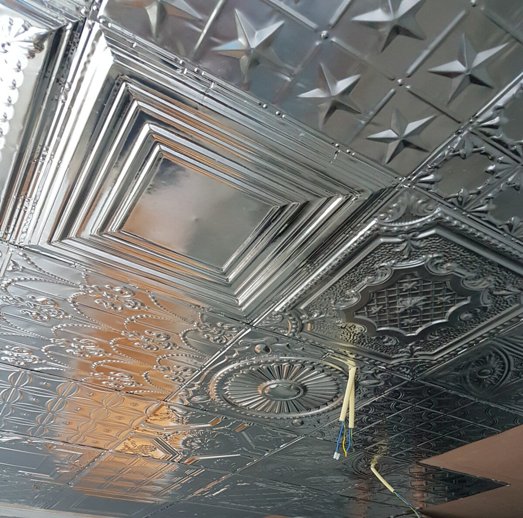 systeemplafond met rasterprofielen