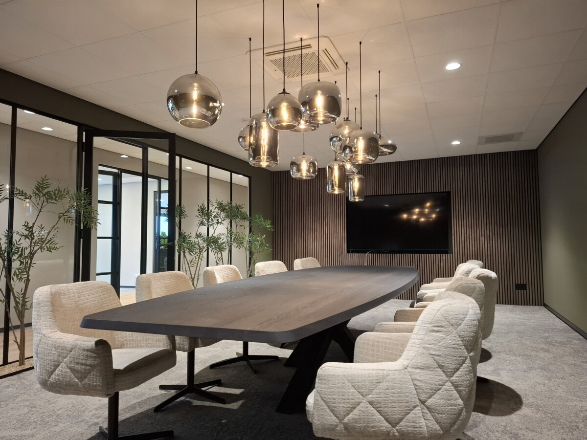 glaswand voor kantoor